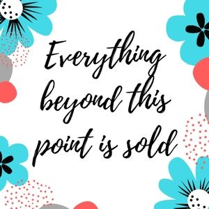 Sold below this marker